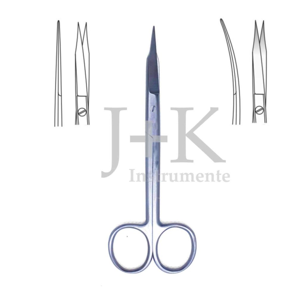 Goldmann Fox Schere Titan – J+K Chirurgische Instrumente GmbH, Scissors & Needle Holders
