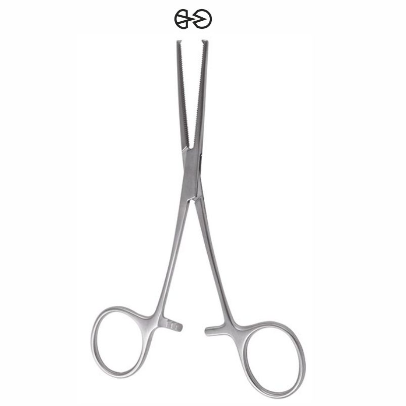 Rochester-Kocher 1x2T klemme – J+K Chirurgische Instrumente GmbH, Surgical Hand Instruments