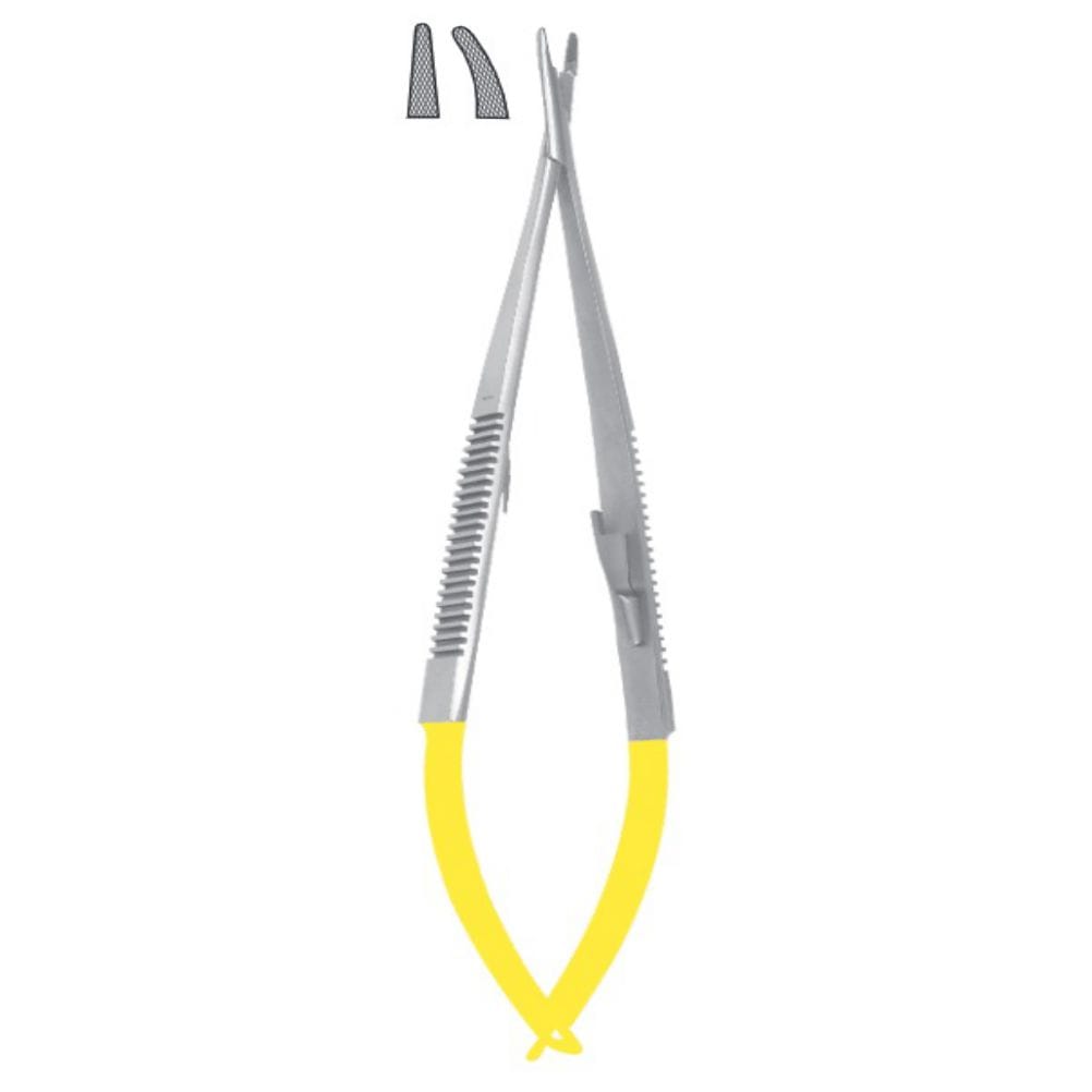 Castroviejo mit Schere TC – J+K Chirurgische Instrumente GmbH, Kofferdamklammern
