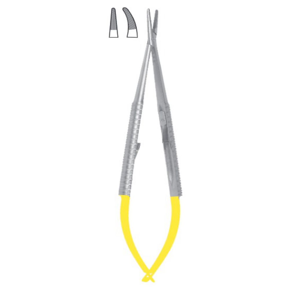 Castroviejo mit Schloss TC – J+K Chirurgische Instrumente GmbH, Scissors & Needle Holders