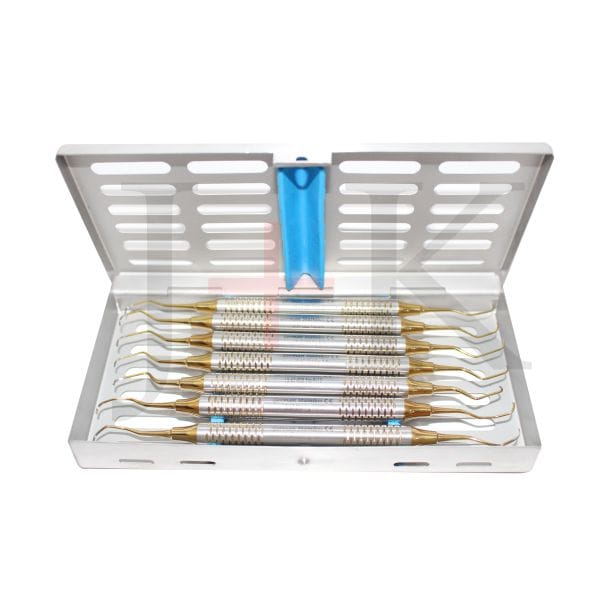 Gracey Küretten Set Golden – J+K Chirurgische Instrumente GmbH, PA-Chirurgie