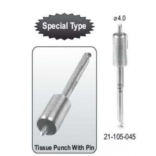Gewebestanzen mit Pin – J+K Chirurgische Instrumente GmbH, Systemunabhängige Instrumente und Zubehör