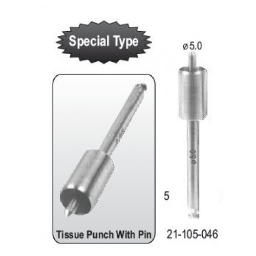Gewebestanzen mit Pin – J+K Chirurgische Instrumente GmbH, Implant-related Equipment