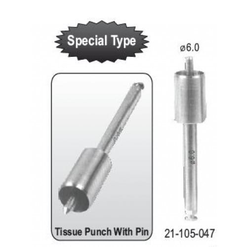 Gewebestanzen mit Pin – J+K Chirurgische Instrumente GmbH, Systemunabhängige Instrumente und Zubehör