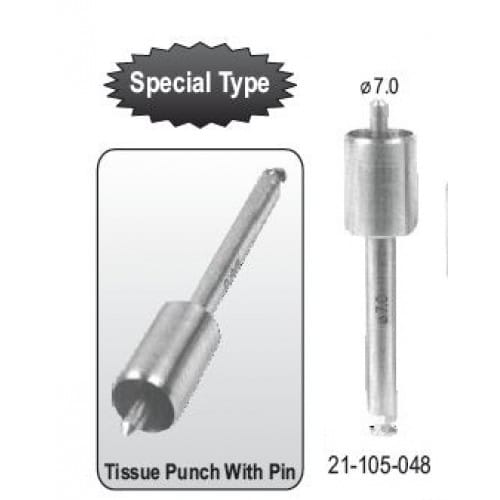 Gewebestanzen mit Pin – J+K Chirurgische Instrumente GmbH, Systemunabhängige Instrumente und Zubehör