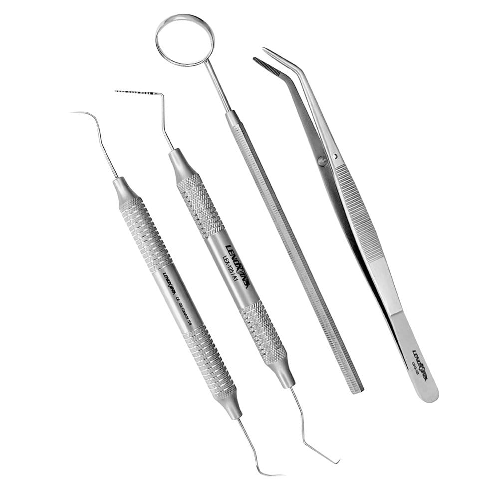 Dental Exam-Diagnostic Set of 4 – LENOX INS - Lensur Instruments Ltd., Sonden