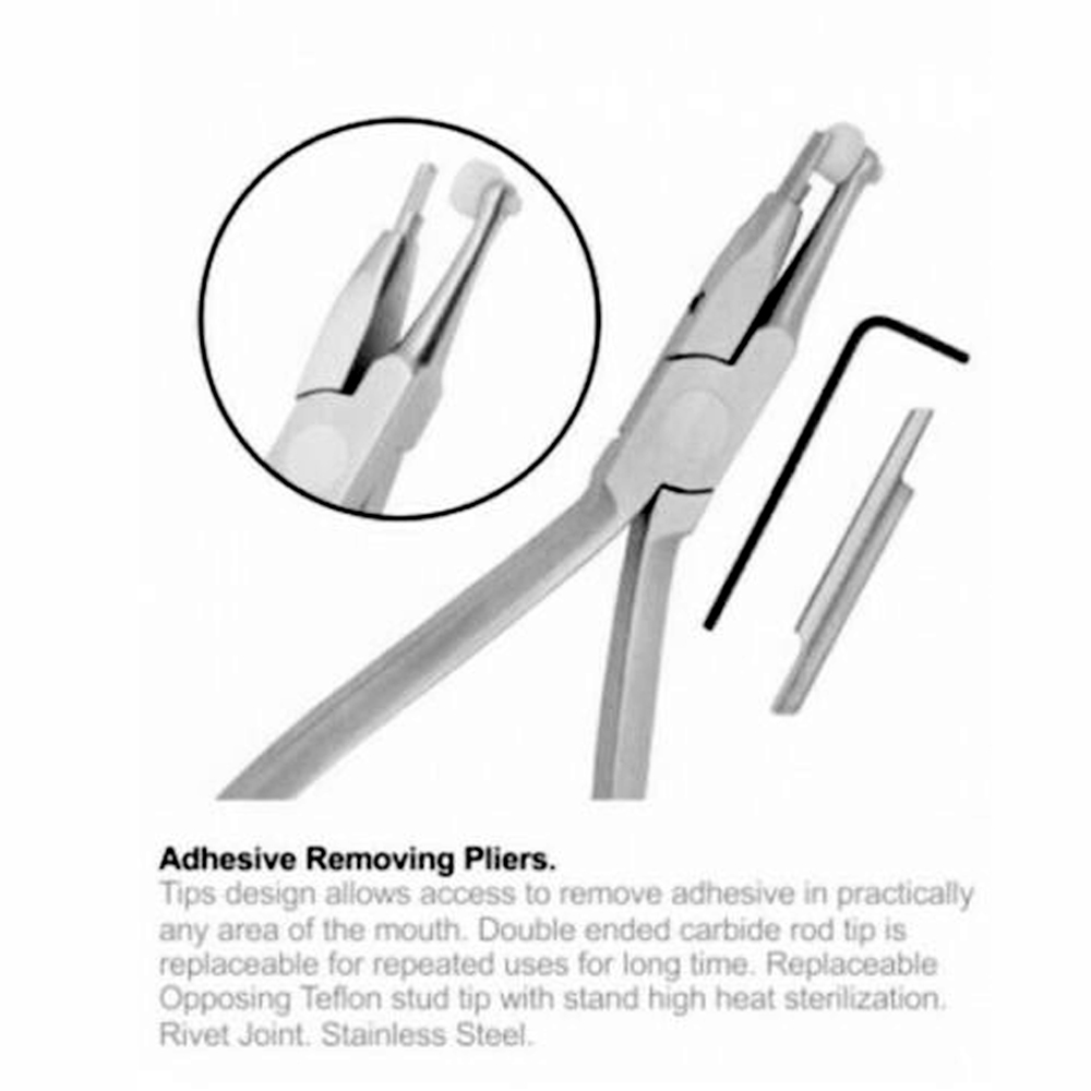 Adhesive Removing Pliers TC – LENOX INS - Lensur Instruments Ltd., Orthodontic Pliers & Instruments