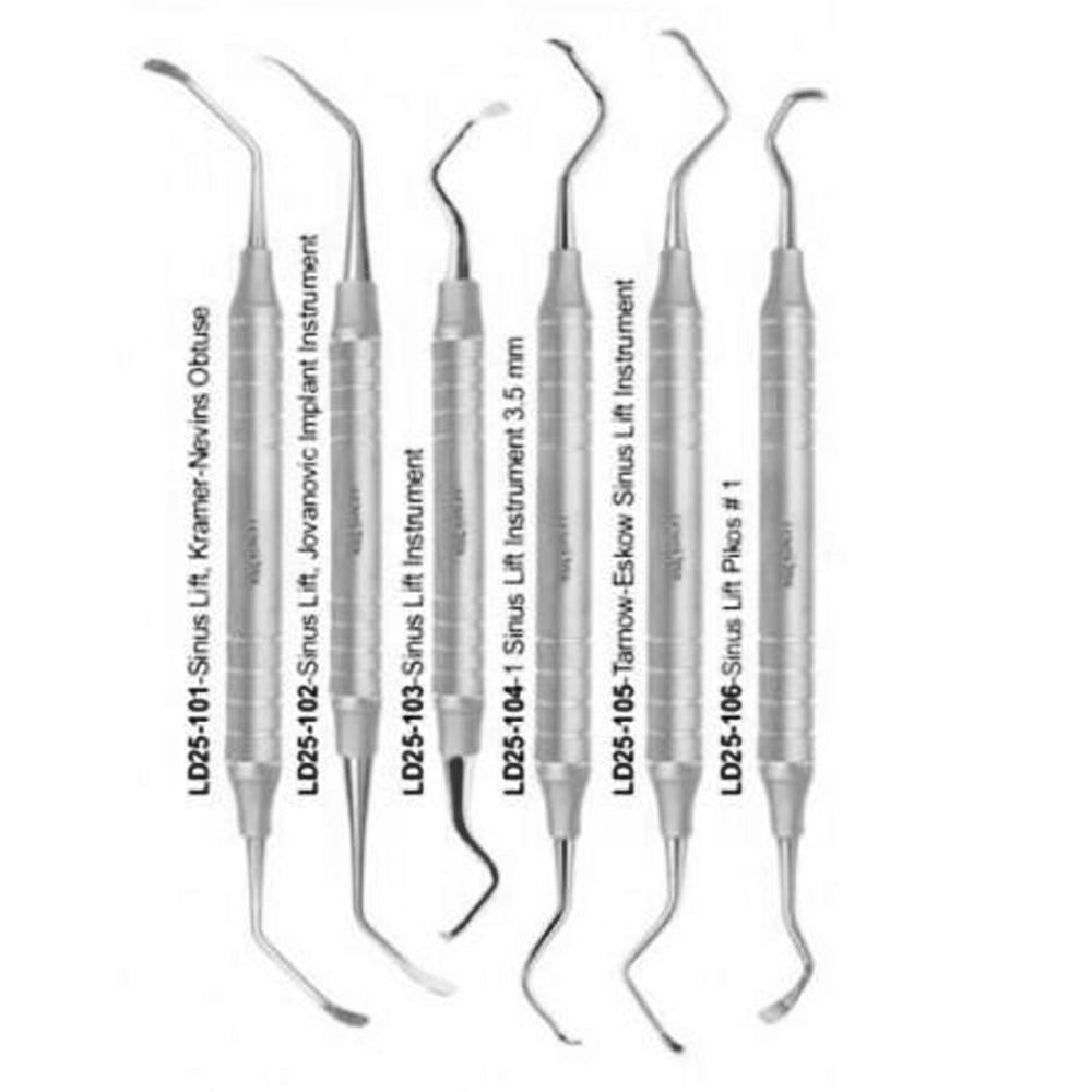 Sinus Lift Instruments Set of 6 – LENOX INS - Lensur Instruments Ltd., Surgical Instruments