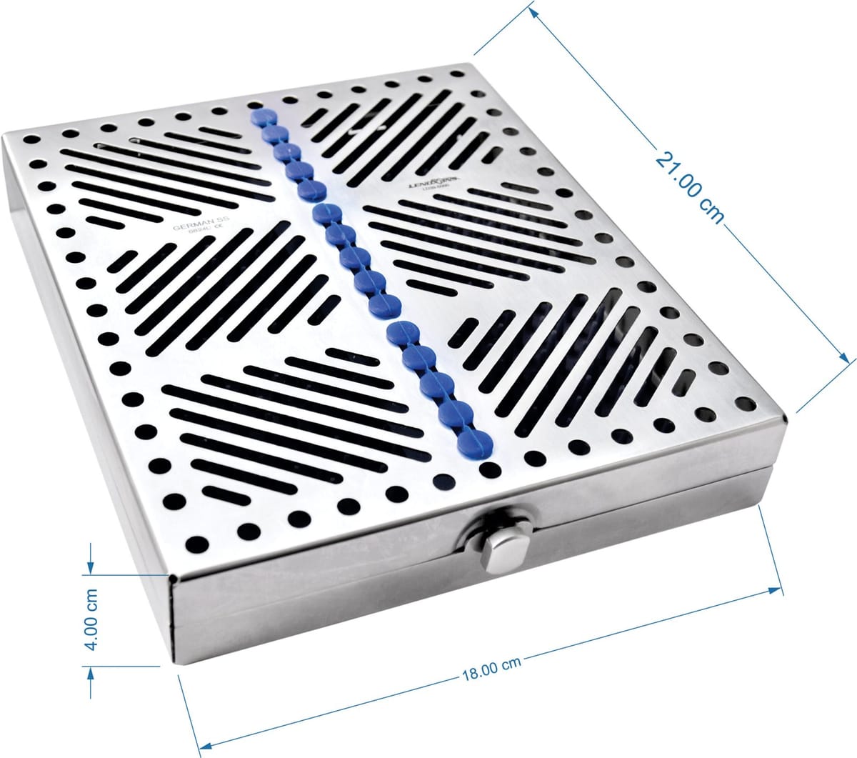 Dental Cassette with Full Silicon – LENOX INS - Lensur Instruments Ltd., Trays, Sterilization Containers and Accessories