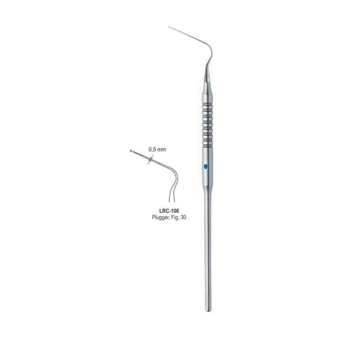 Root Canal Single Ended Plugger Fig. 30 0.5MM – LENOX INS - Lensur Instruments Ltd., Zubehör für Wurzelbehandlung