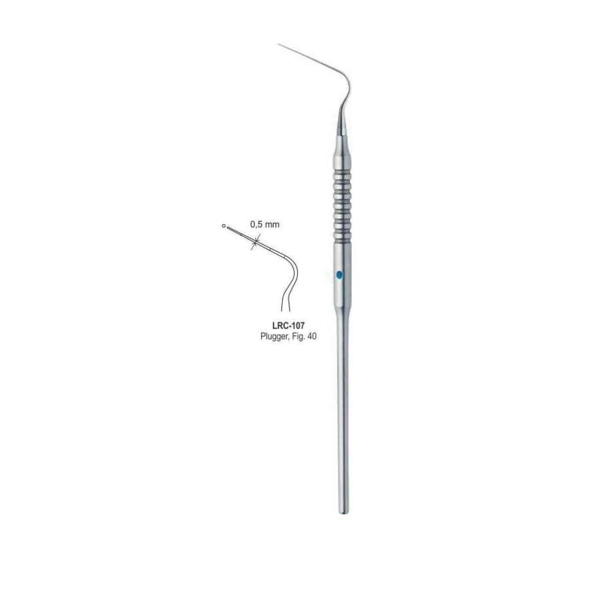 Root Canal Single Ended Plugger Fig. 40 0.5MM – LENOX INS - Lensur Instruments Ltd., Root Canal Treatment