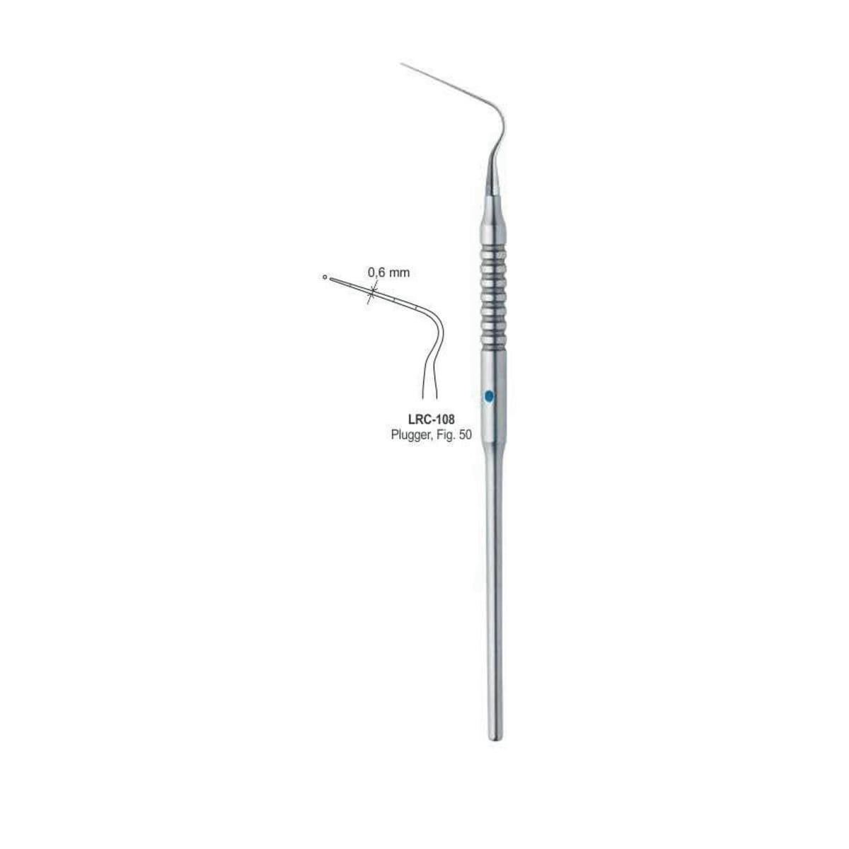 Root Canal Single Ended Plugger Fig. 50 0.6MM – LENOX INS - Lensur Instruments Ltd., Root Canal Treatment