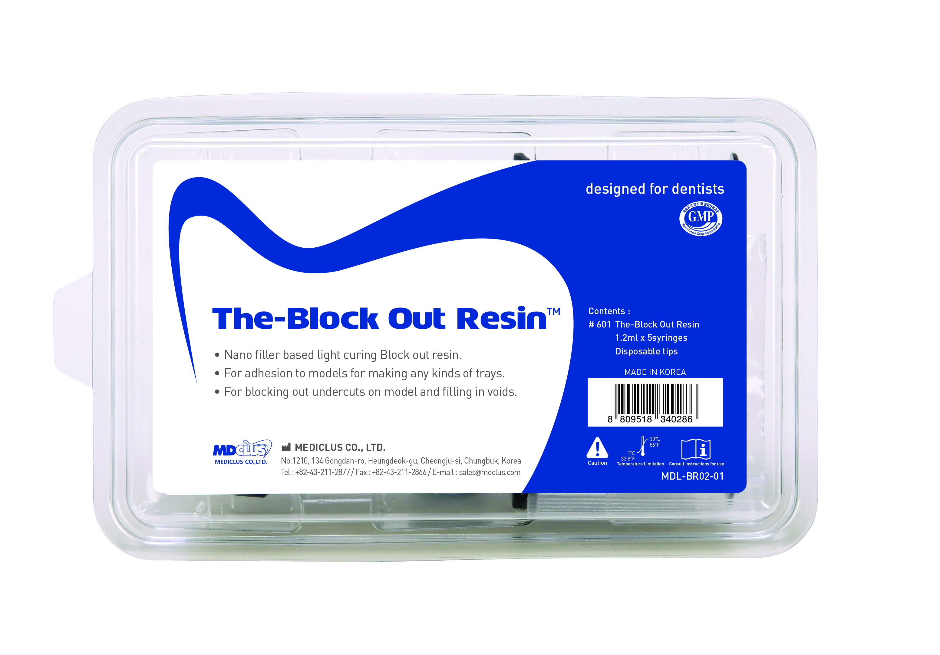 The-Block Out Resin™ – MEDICLUS Co., Ltd., Acrylic Resins