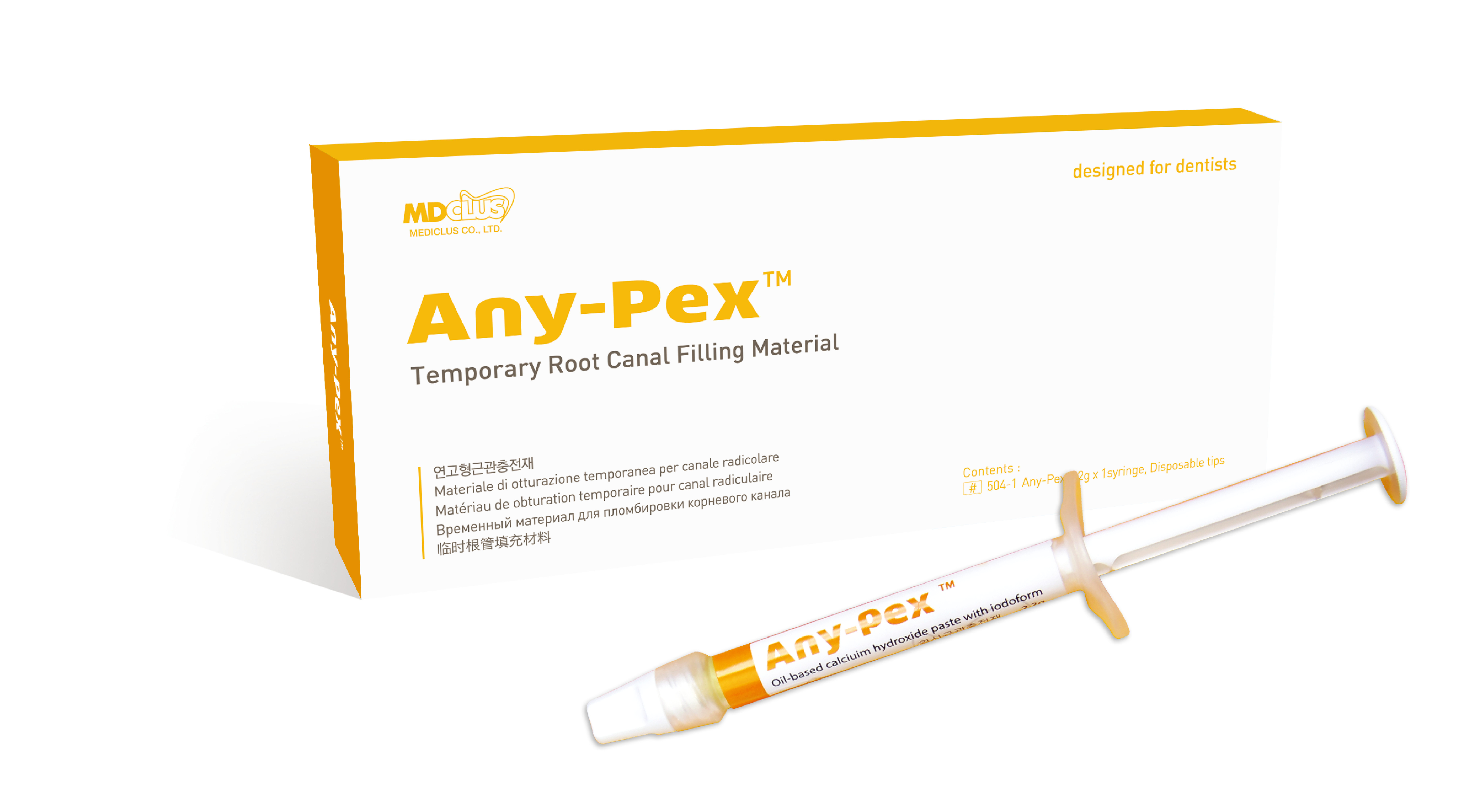 Any-Pex™ – MEDICLUS Co., Ltd., Root Canal Sealers & Cements