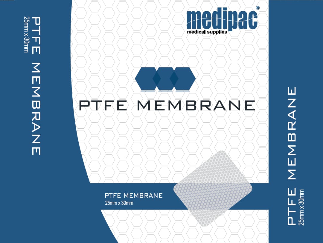 Non-Reinforced PTFE Regenerative Membranes 25*30mm – MEDIPAC S.A., Implantology