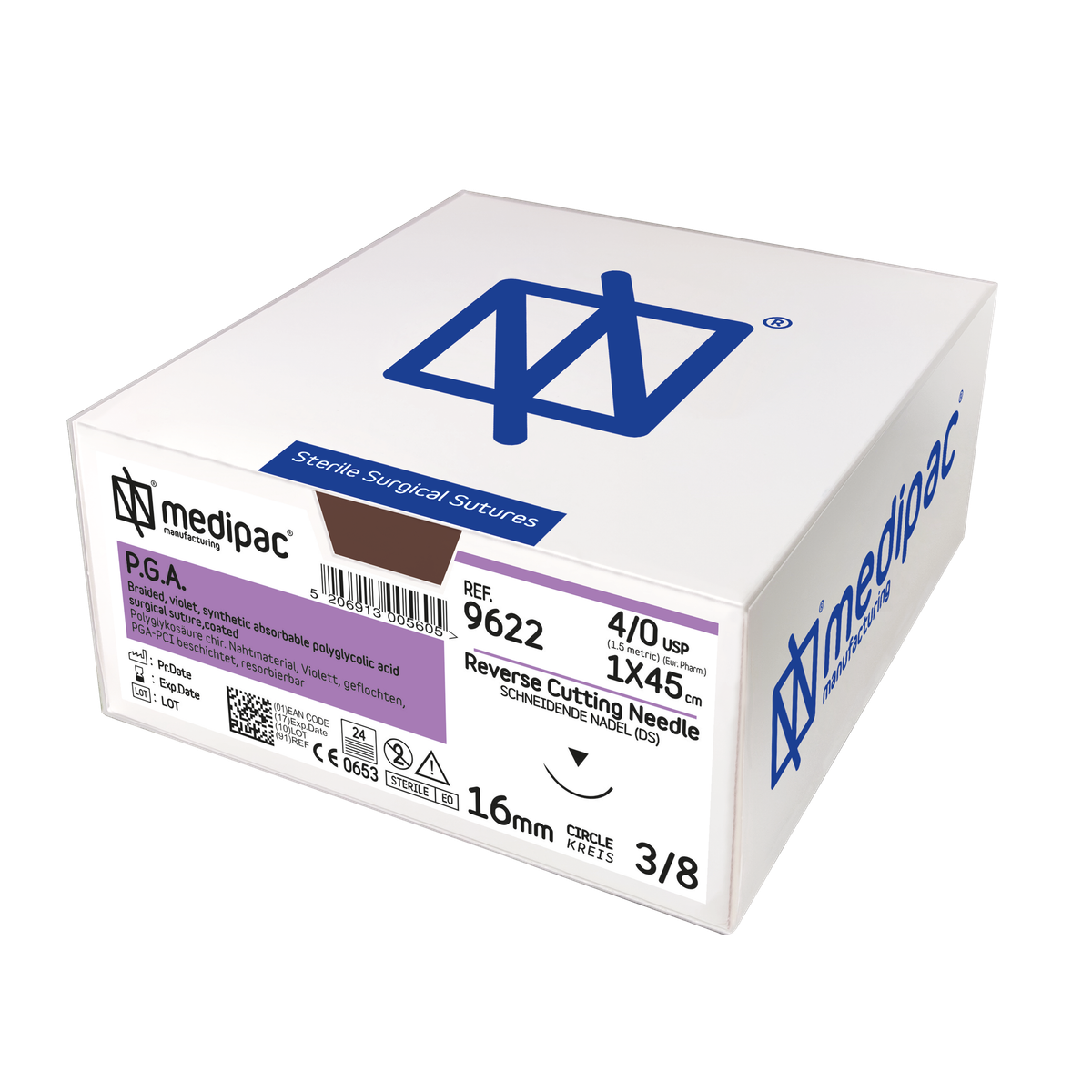 PGA - 9155 Suture Chirurgicale – MEDIPAC S.A., Nahtmaterial
