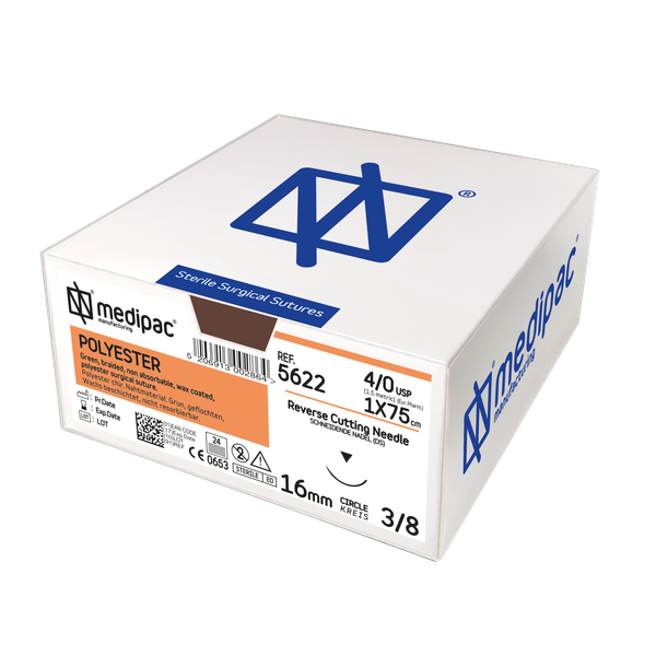 Steriles chirurgisches Polyester-Nahtmaterial - 5124DTP