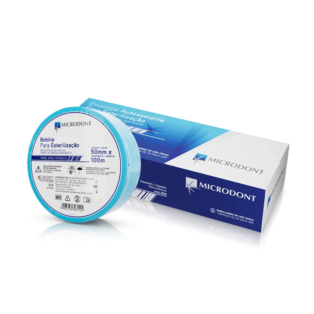 Papel Grau Cirúrgico – MICRODONT 3R Industria e Comercio Eireli, Sterilization Reels and Pouches