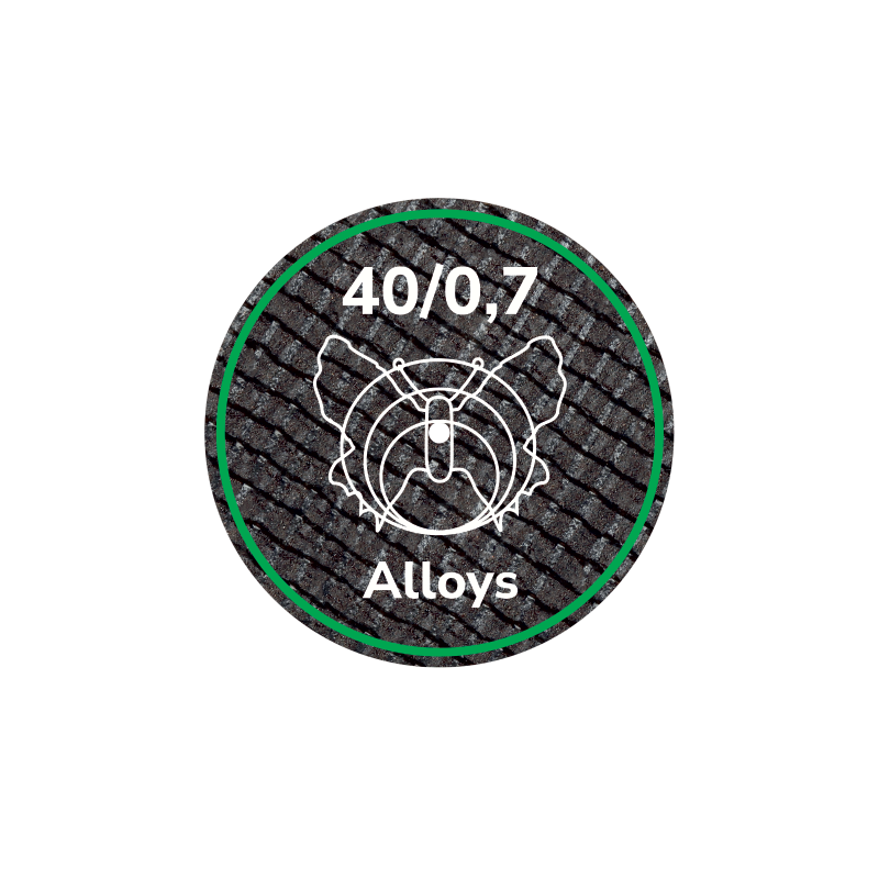 Ściernica 40/0,7 BF – Motyl s.c., Diamond Discs