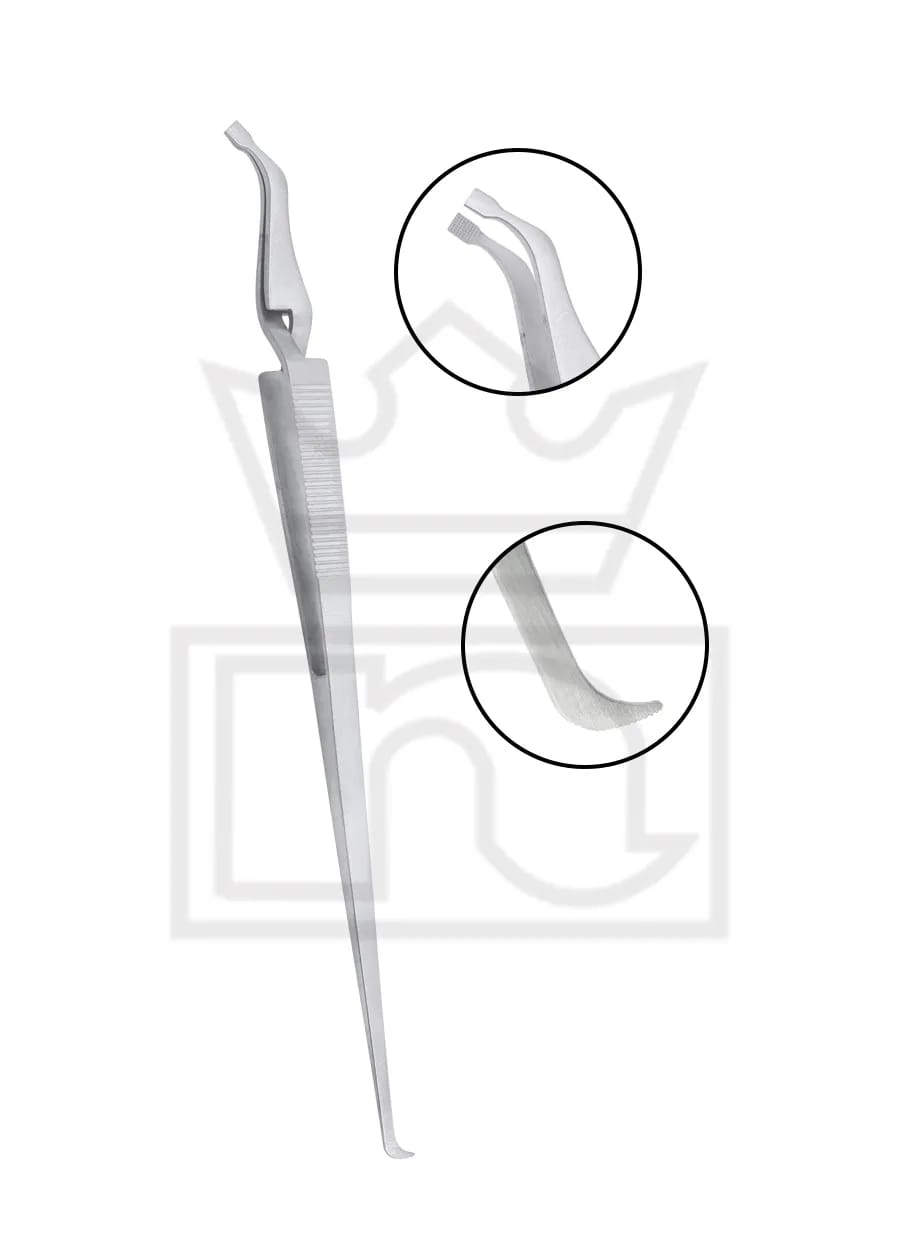 Bracket holding and aligning ( serrated) tweezer extra long 16 cm 115-0315 – Nadir & Co, Bonding Tweezers