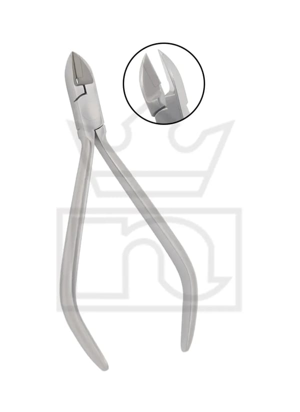 Mini Ligature & Pin Cutters, 15 degree angled Slim Beak 12.5cm 115-0332