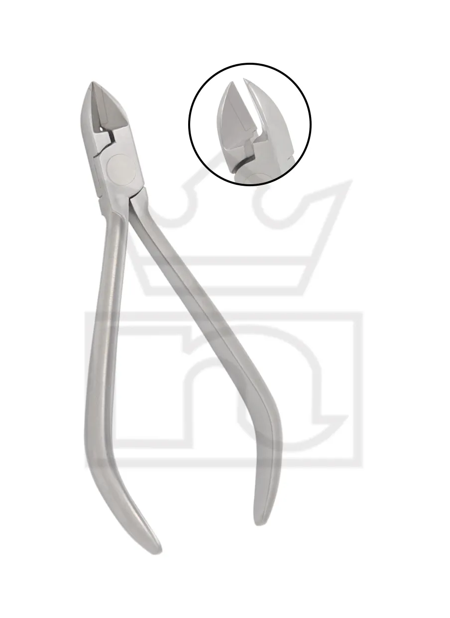 Coupe-ligatures et pins large, coudé à 15 degrés 12,5 cm