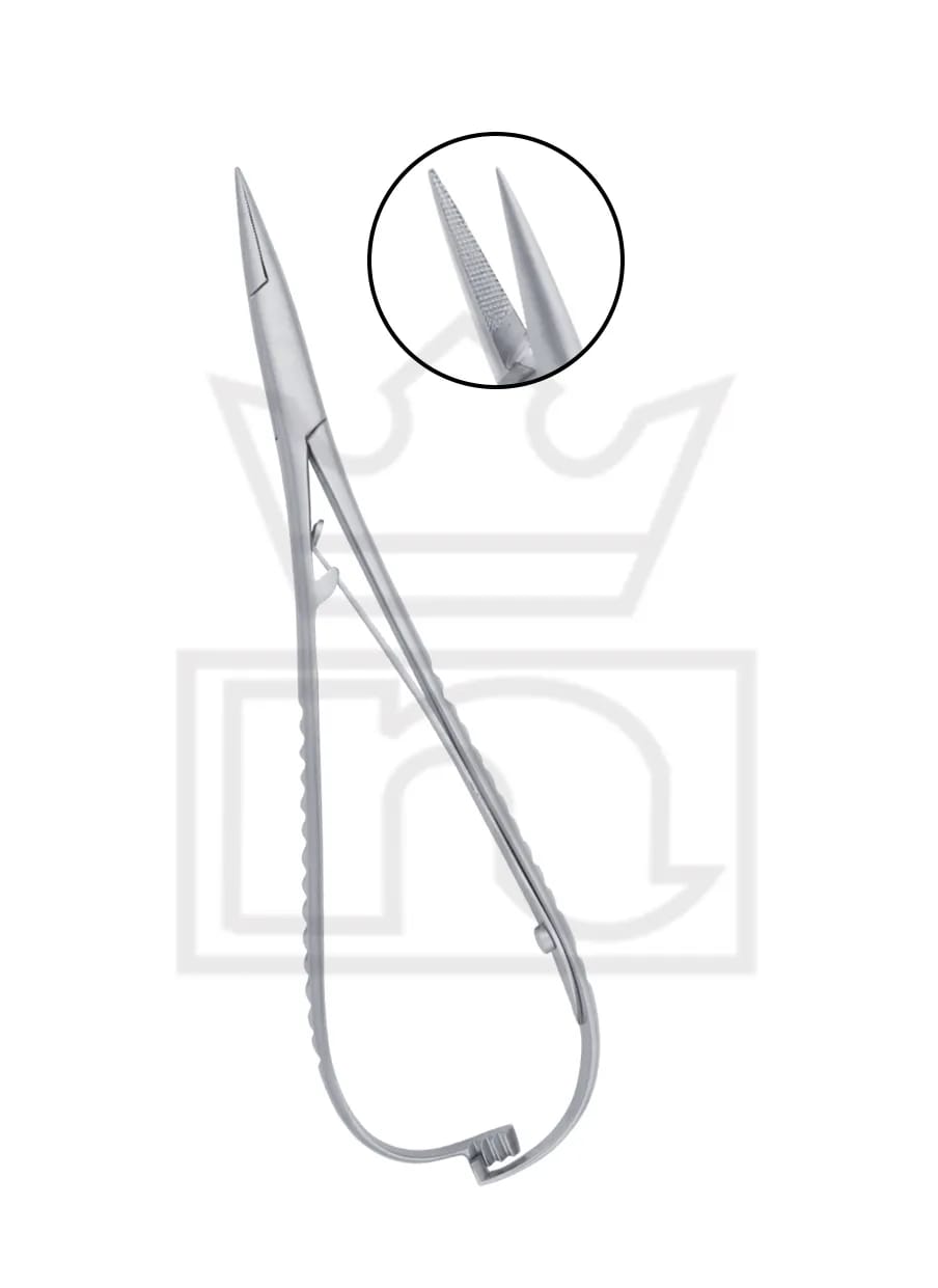 Mathieu Needle Holder 14cm, super fine beak 115-0465 EXF – Nadir & Co, Klebepinzetten
