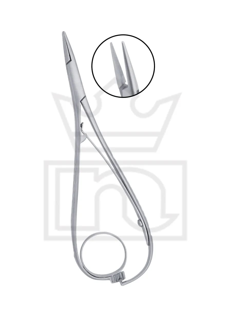 Mathieu Needle Holder 14cm extra fine beak, with ring 115-0465 FR – Nadir & Co, Bonding Tweezers