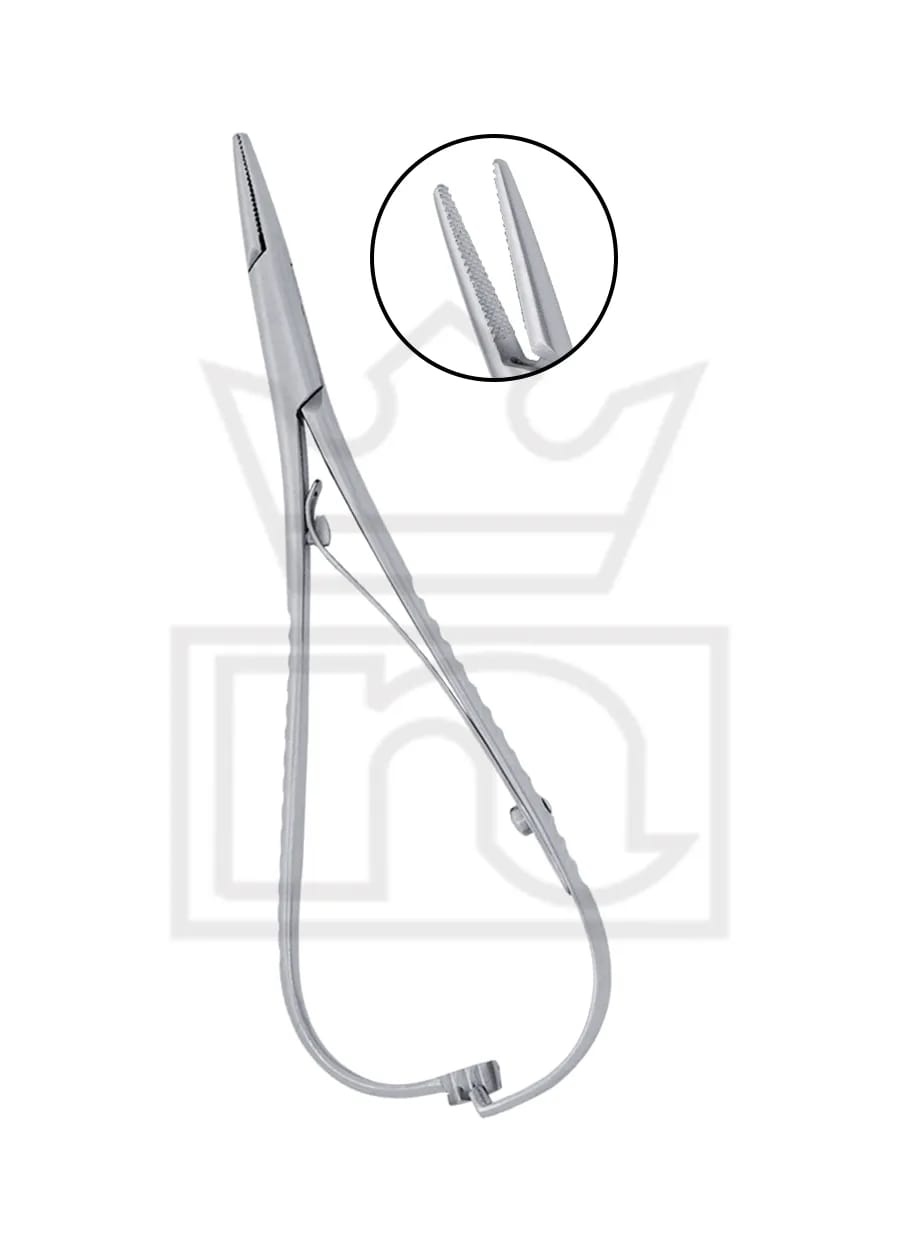 Mathieu Needle holder 14cm Regular tips 115-0465 – Nadir & Co, Pliers