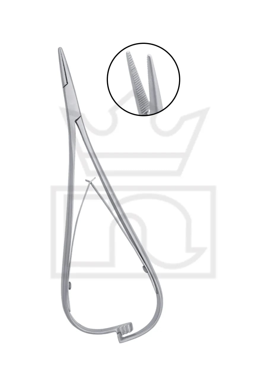 Mosquitio Mathieu Needle Holder 14cm, Double Spring action 115-0551 – Nadir & Co, Bonding Tweezers