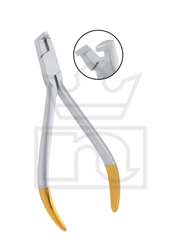Distel End Cutter 1/3 handles Gold pLatted 12 cm 115-0571