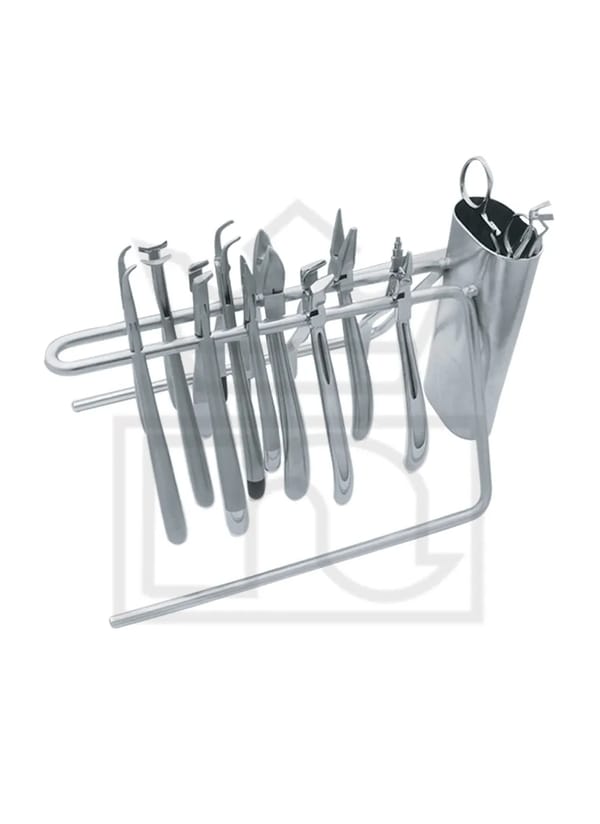 Pliers hanging rack SS with Holding cup 115-0602