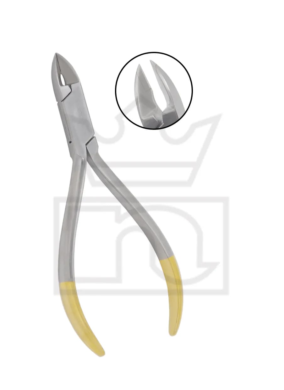 Micro Ligature & Pin Cutters, 7 degree angled 12.5cm (OrthSource Type) OS002 – Nadir & Co, Pliers
