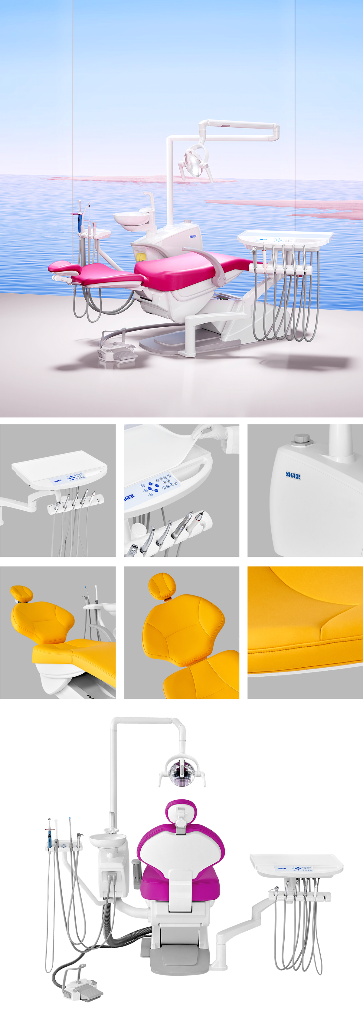 Dental Unit V6000 – Zhuhai Siger Medical Equipment Co., Ltd., Behandlungseinheiten