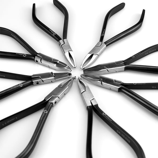 Clear Aligner Pliers-Lateral #2 Chevron Down Tip