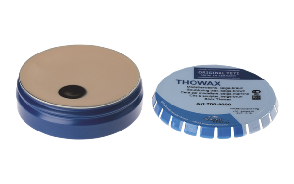 THOWAX Modellierwachs, beige mit braun