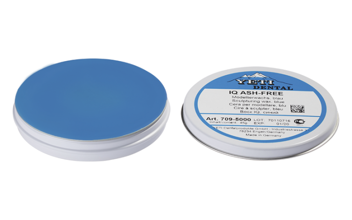 IQ Modellierwachs, blau -ASH-FREE – Yeti Dentalprodukte, Waxes