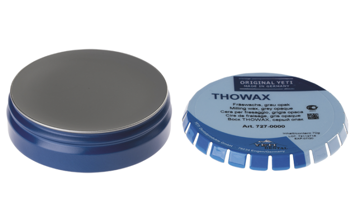 THOWAX Cire à fraiser, gris opaque – gebdi DENTAL-PRODUCTS, Waxes