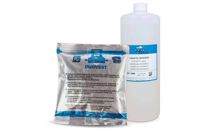 DUOVEST Set – Yeti Dentalprodukte, Schmelztiegel, Gussküvetten und Zubehör