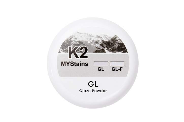 K2 MyStains Glaze Powder GL – Yeti Dentalprodukte, Keramikmassen