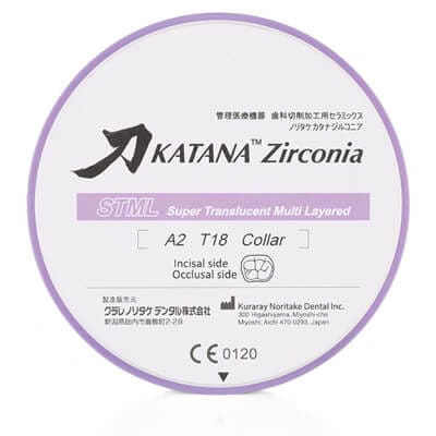 KATANA™ Zirconia STML – Organical CAD/CAM, Blocks