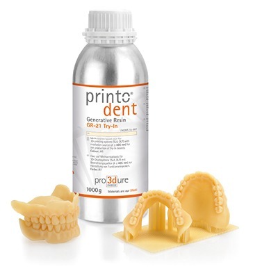 printodent® GR-21 Try-In – Organical CAD/CAM, 3D Printing Resins