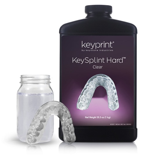 KeySplint Hard® Clear – Organical CAD/CAM, 3D Printing Resins