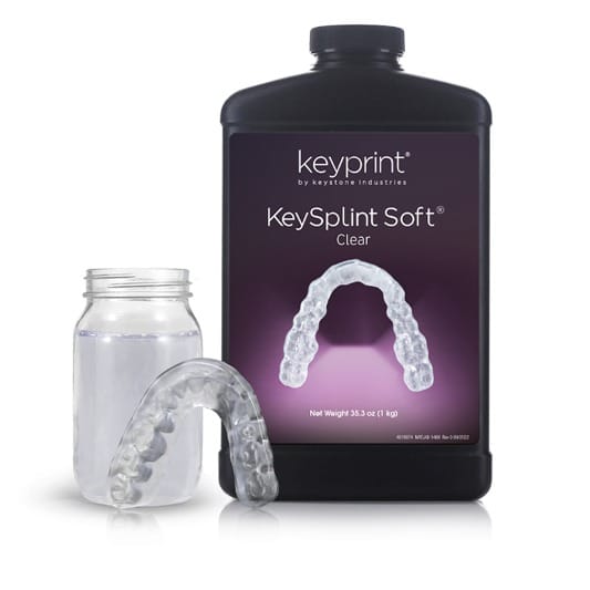 KeySplint Soft® Clear – Organical CAD/CAM, Druckharze