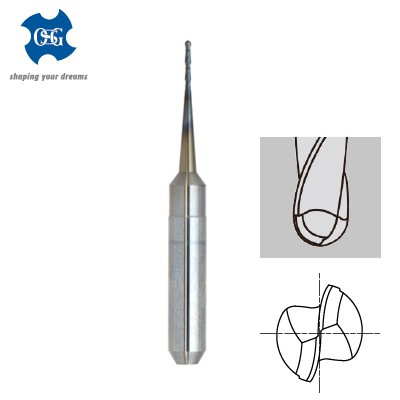 WXL-PC-EBD Ø 1 mm – Organical CAD/CAM, Milling Tools