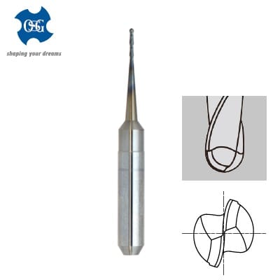 WXL-PC-EBD Ø 1 mm – Organical CAD/CAM, Fräswerkzeuge