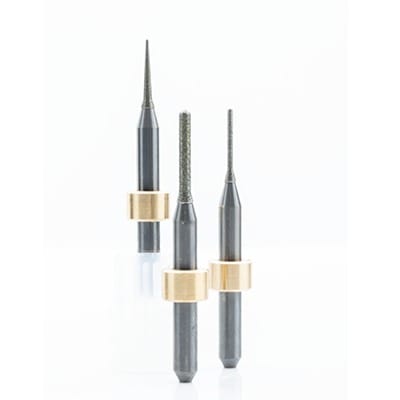 Schleifstifte mit 4mm Schaft für Glaskeramikblöcke