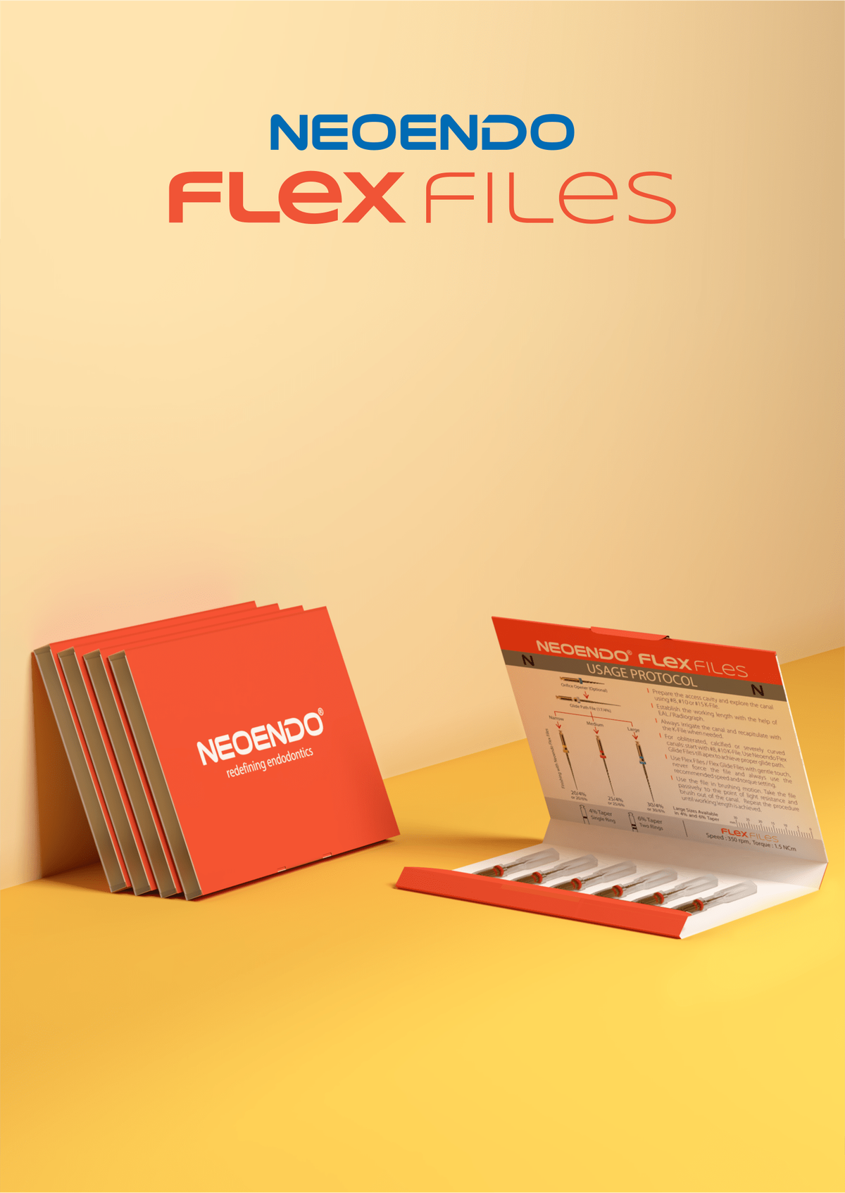 Neoendo Flex- Triangular Cross-section Flexible Rotary Files – Orikam Healthcare, Wurzelbehandlung