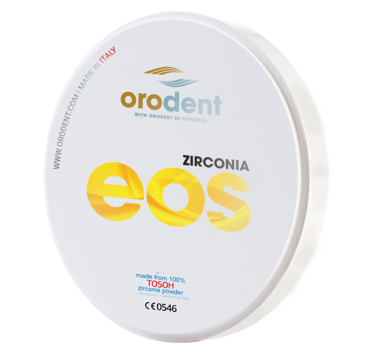 EOS Multigradient Zirconia – ORODENT leghe dentali s.r.l., Keramikmassen