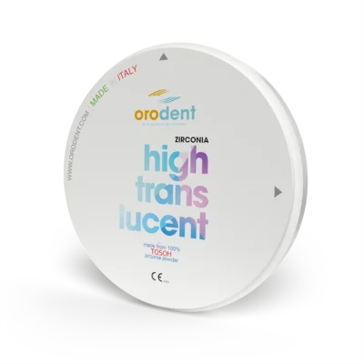 Zirconia Orodent High Translucent 1200 MPa – ORODENT leghe dentali s.r.l., Keramikmassen